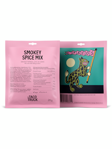 El Taco Truck 24g Smokey Spice Mix Savuinen mausteseos, jossa savustettua paprikaa, chiliä ja kumina