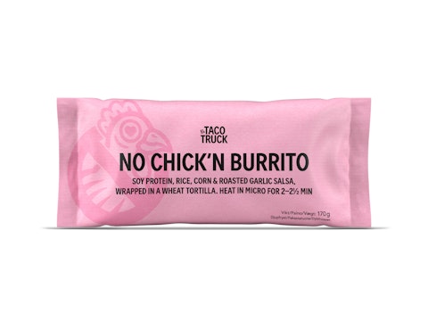 El Taco Truck no chick'n burrito 170g pakaste