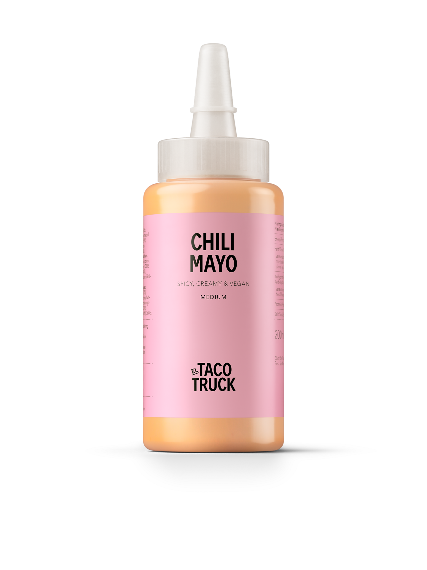 El Taco Truck Chili Mayo majoneesi 200ml Medium  Spicy, Creamy, Vegan