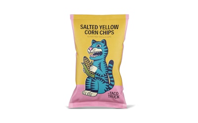 El TacoTruck Salted Chips 185g Yellow Corn - kuva