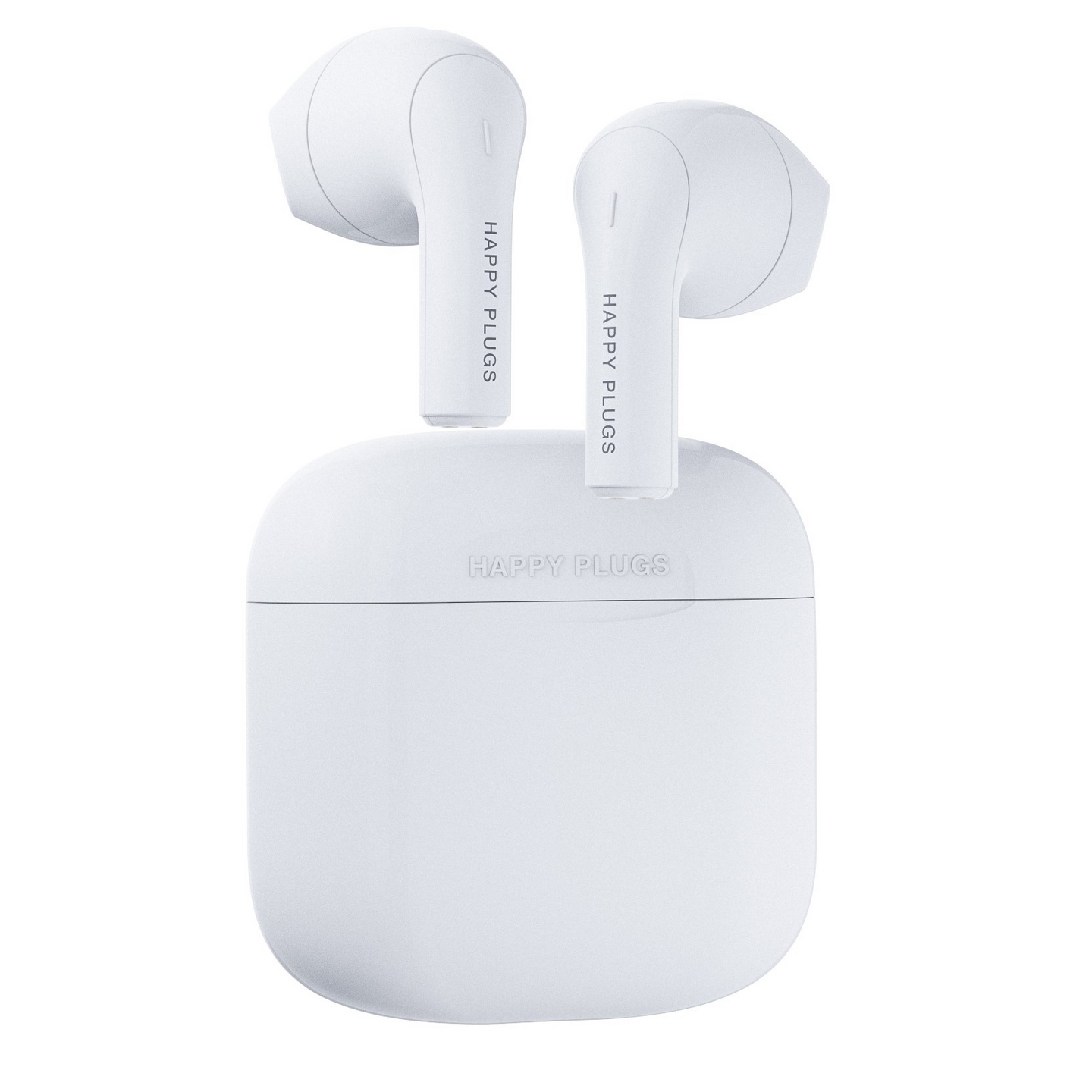 Happy Plugs Joy -langattomat nappikuulokkeet, valkoinen