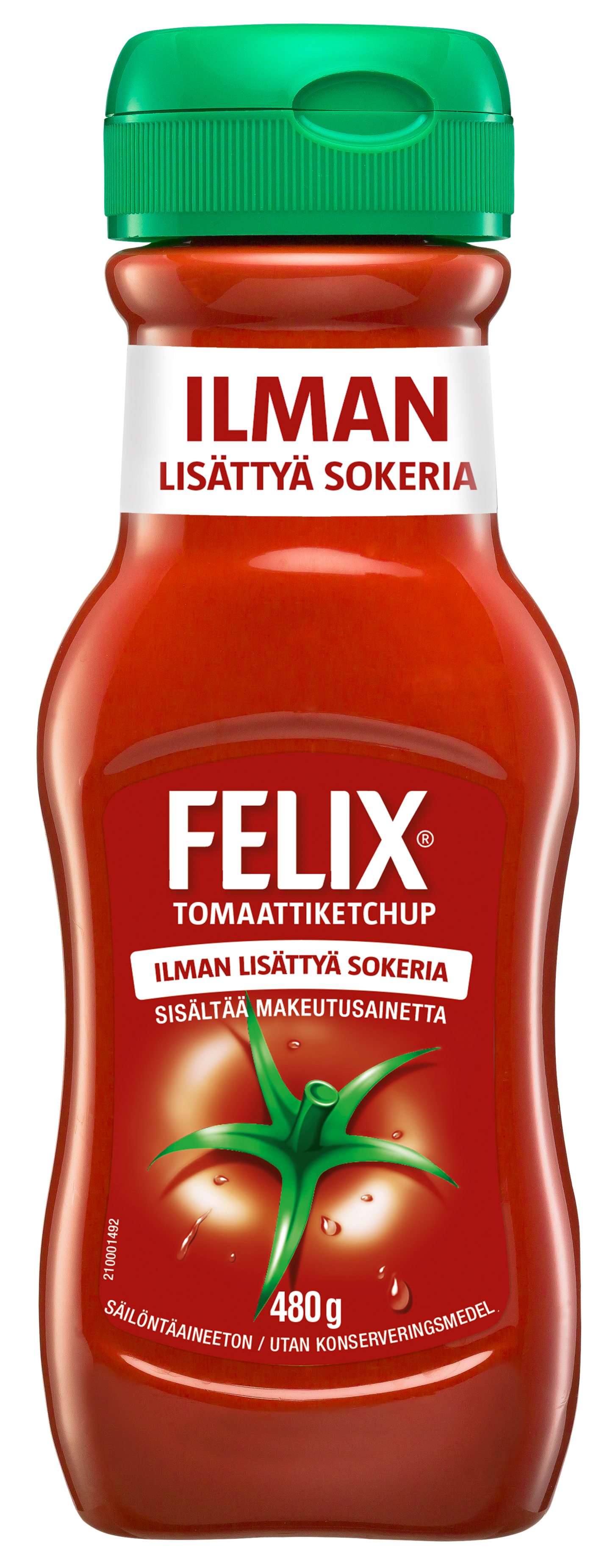 Felix ketchup 480g lman lisättyä sokeria