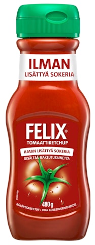 Felix ketchup 480g lman lisättyä sokeria