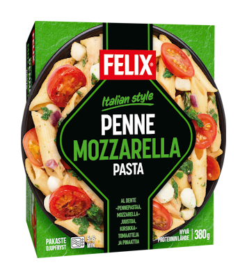 Felix Italian style penne mozzarella pasta pakasteateria 380g