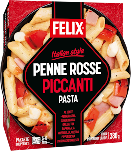 Felix Italian style penne rosse piccanti pasta pakasteateria 380g