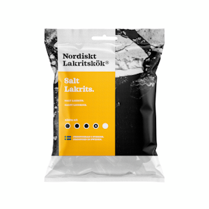 Nordiskt Lakritskök suolainen lakritsi 120g