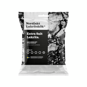 Nordiskt Lakritskök Ekstra suolainen lakritsi 120g