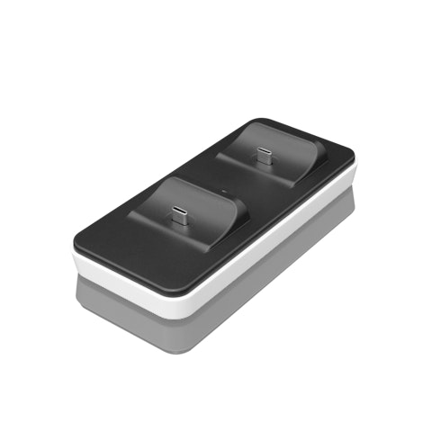 White Shark PS5-ohjainten lataustelakka musta