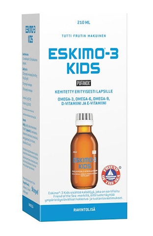 Eskimo-3 Kids Kalaöljy 210ml Tutti Frutti