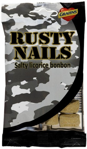 Rusty Nails Salty licorice bonbon 40g
