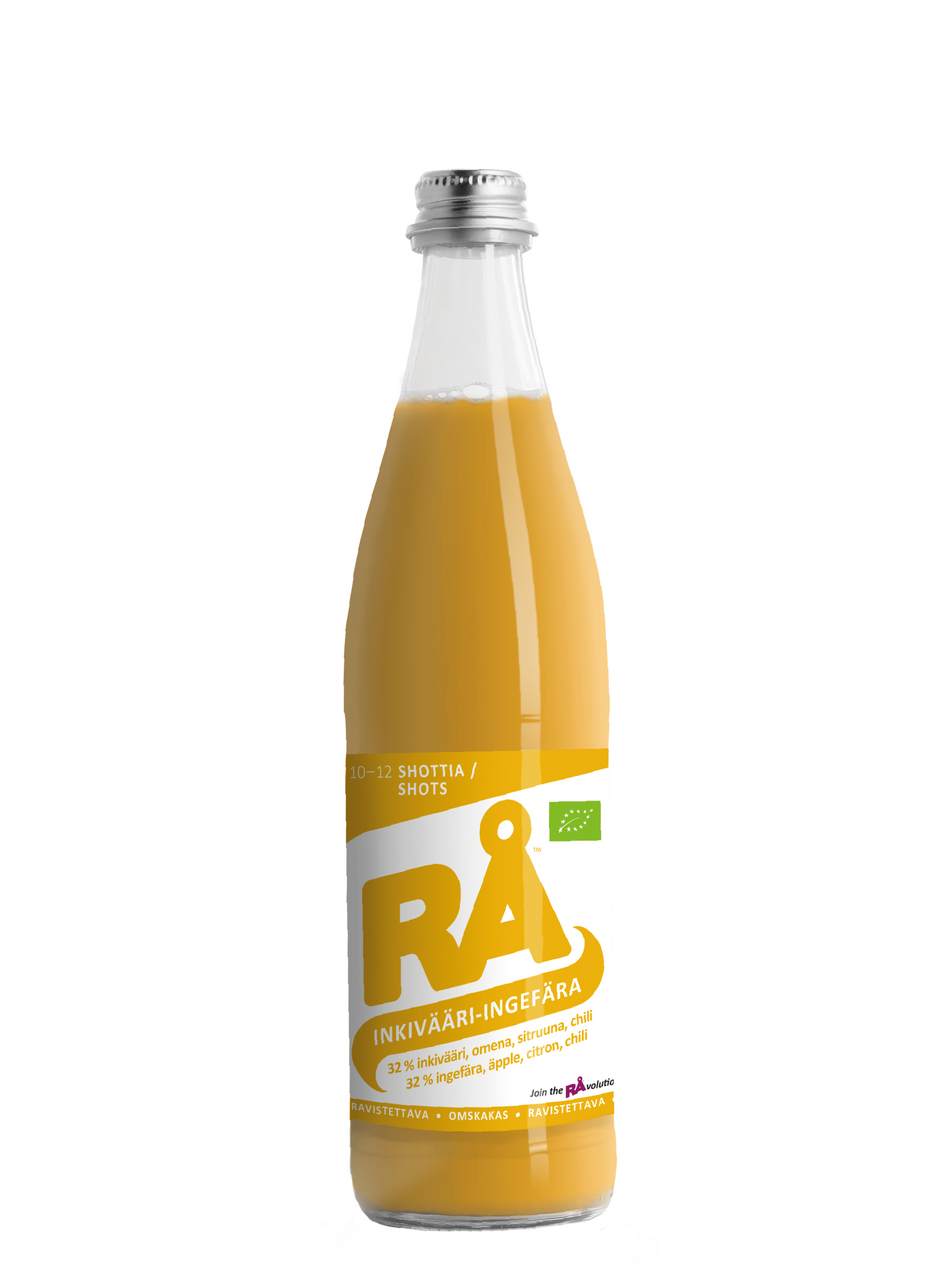 Rå raakamehu 0,5l inkivääri