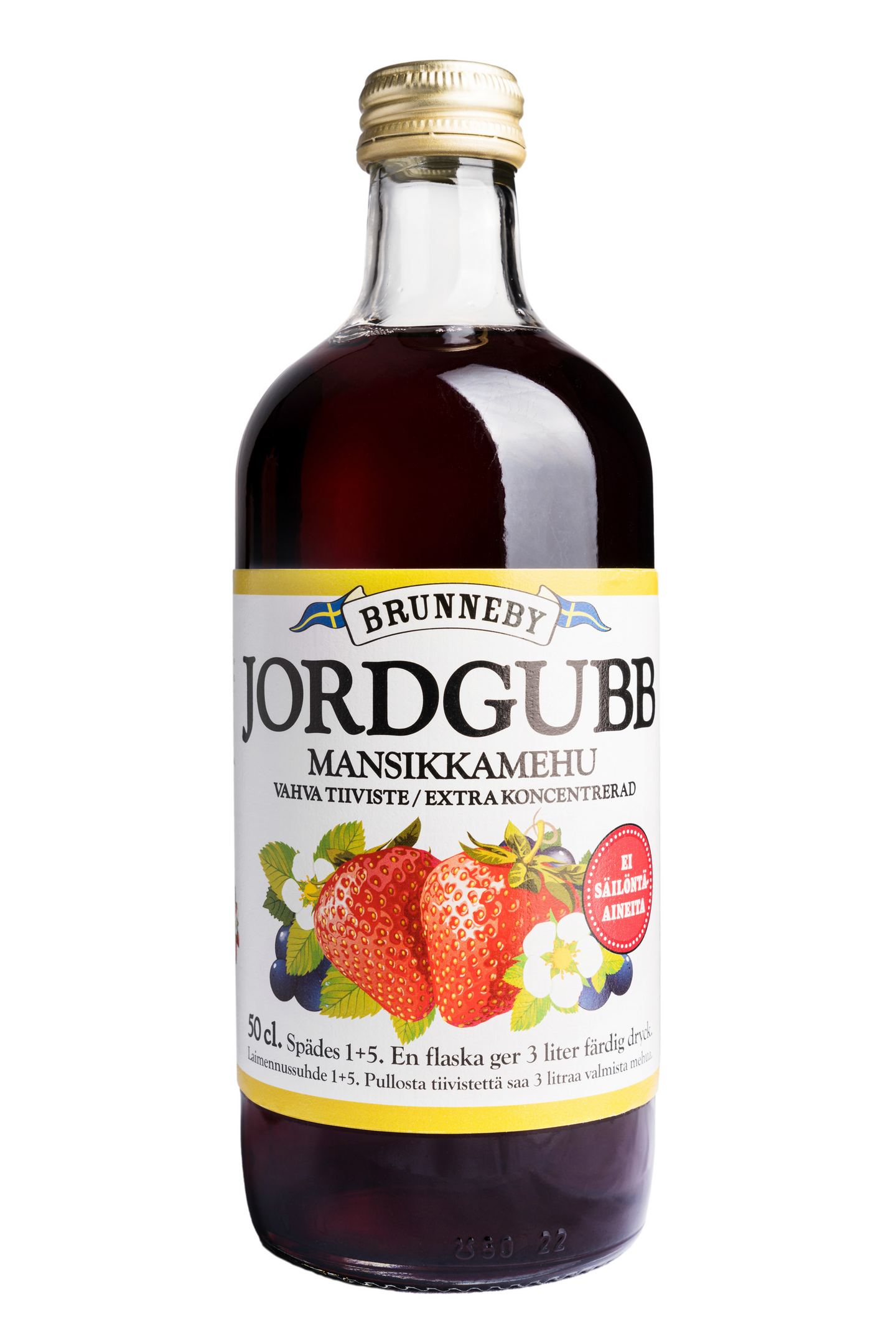 Brunneby mansikkamehutiiviste 0,5l