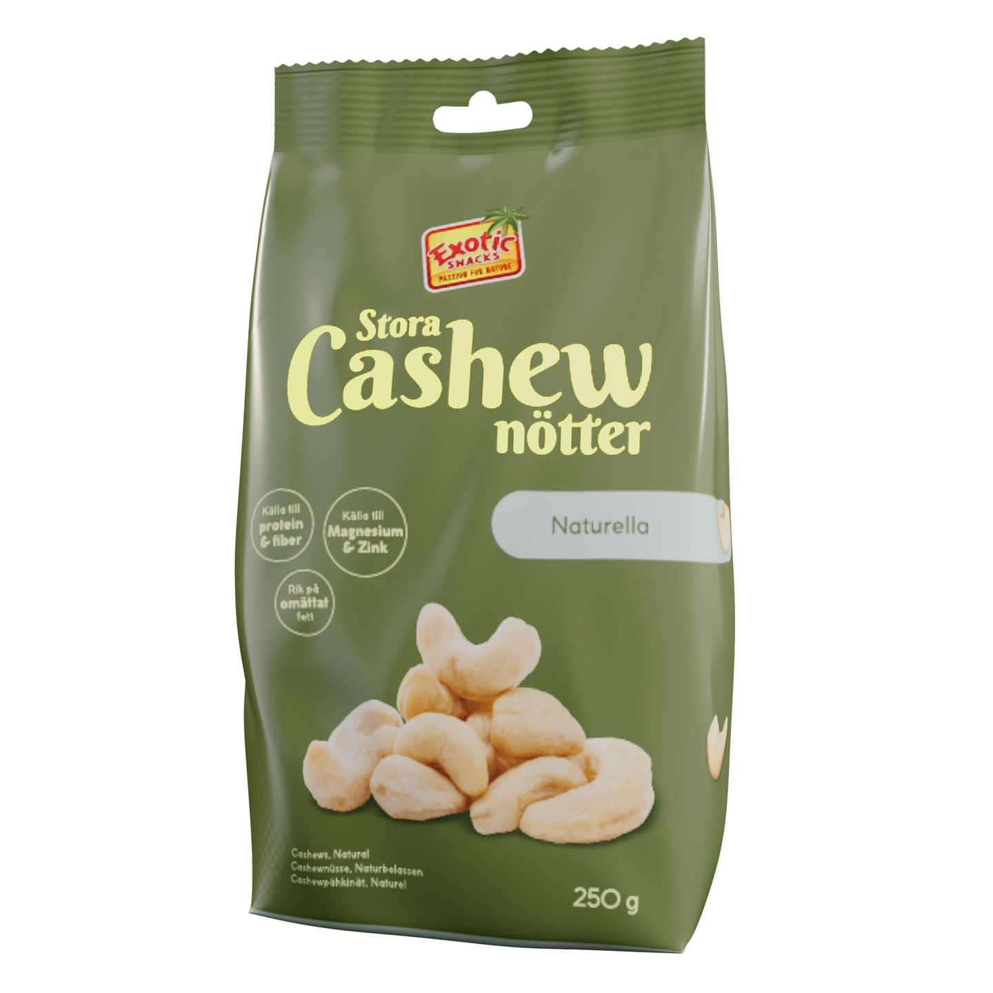 Exotic Snacks Cashew naturell 250g