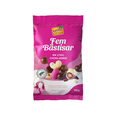 Exotic viisi parasta ystävää mix 170g