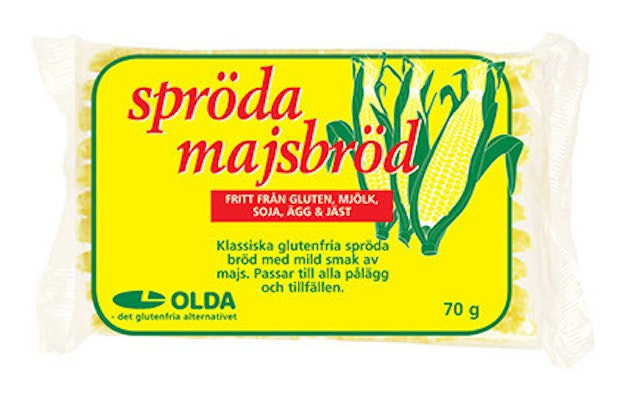 Oldana rapea maissileipä 70g gluteeniton