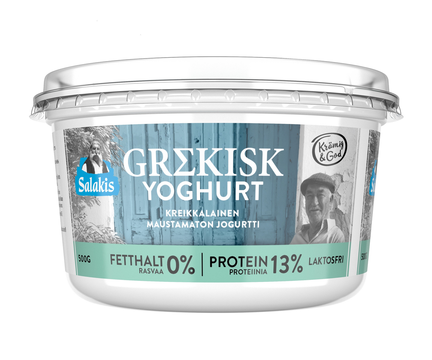 Salakis kreikkalainen jogurtti 500g 0%