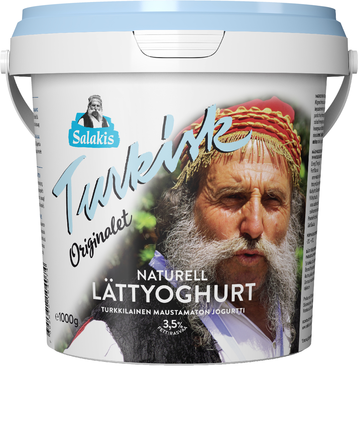 Salakis turkkilainen maustamaton  jogurtti 3,5% 1kg