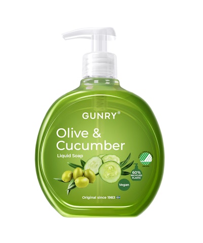 Gunry nestesaippua 400ml Olive&Cucumber
