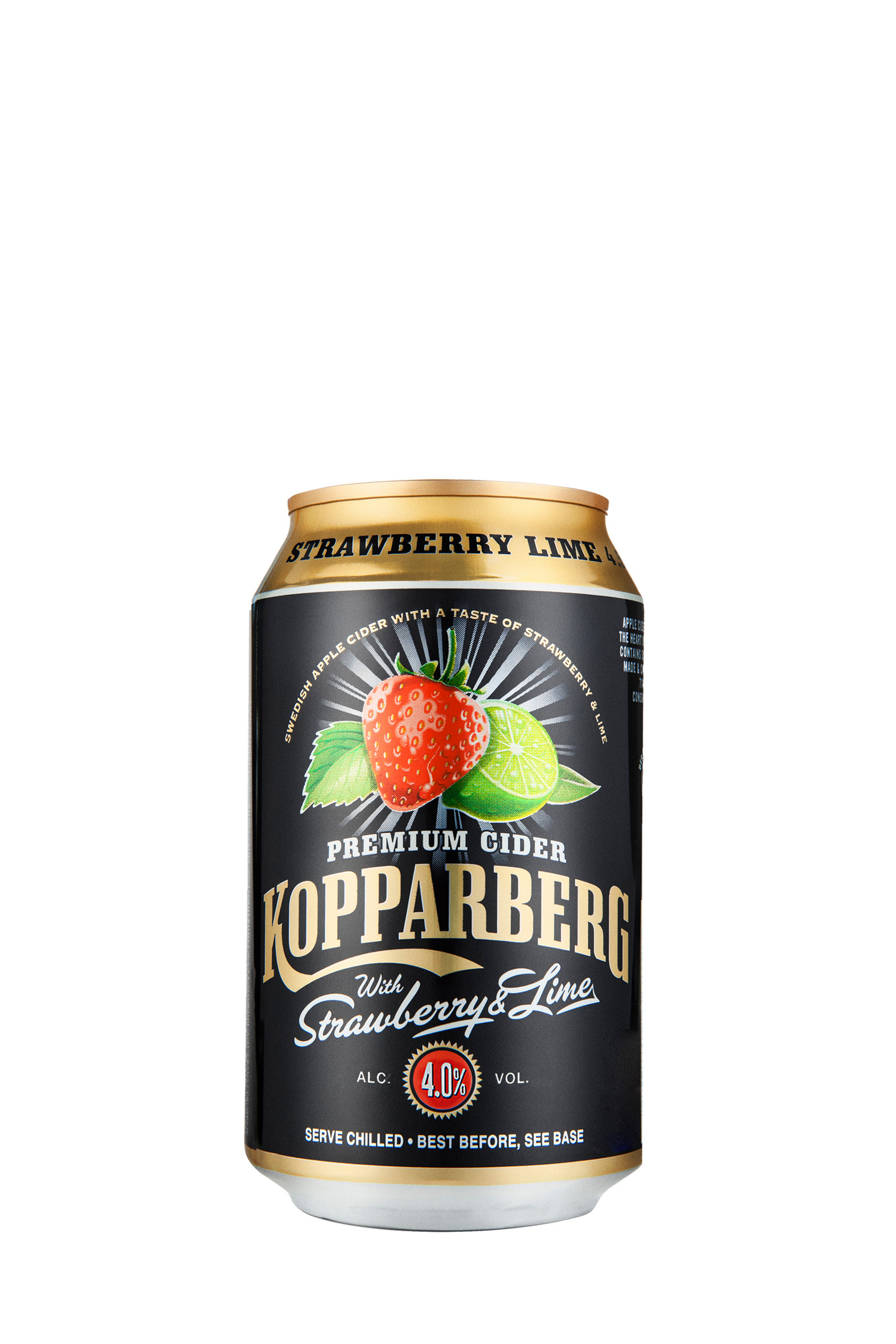 Kopparberg Strawberry Lime siideri 4,0% 0,33l DOLLY