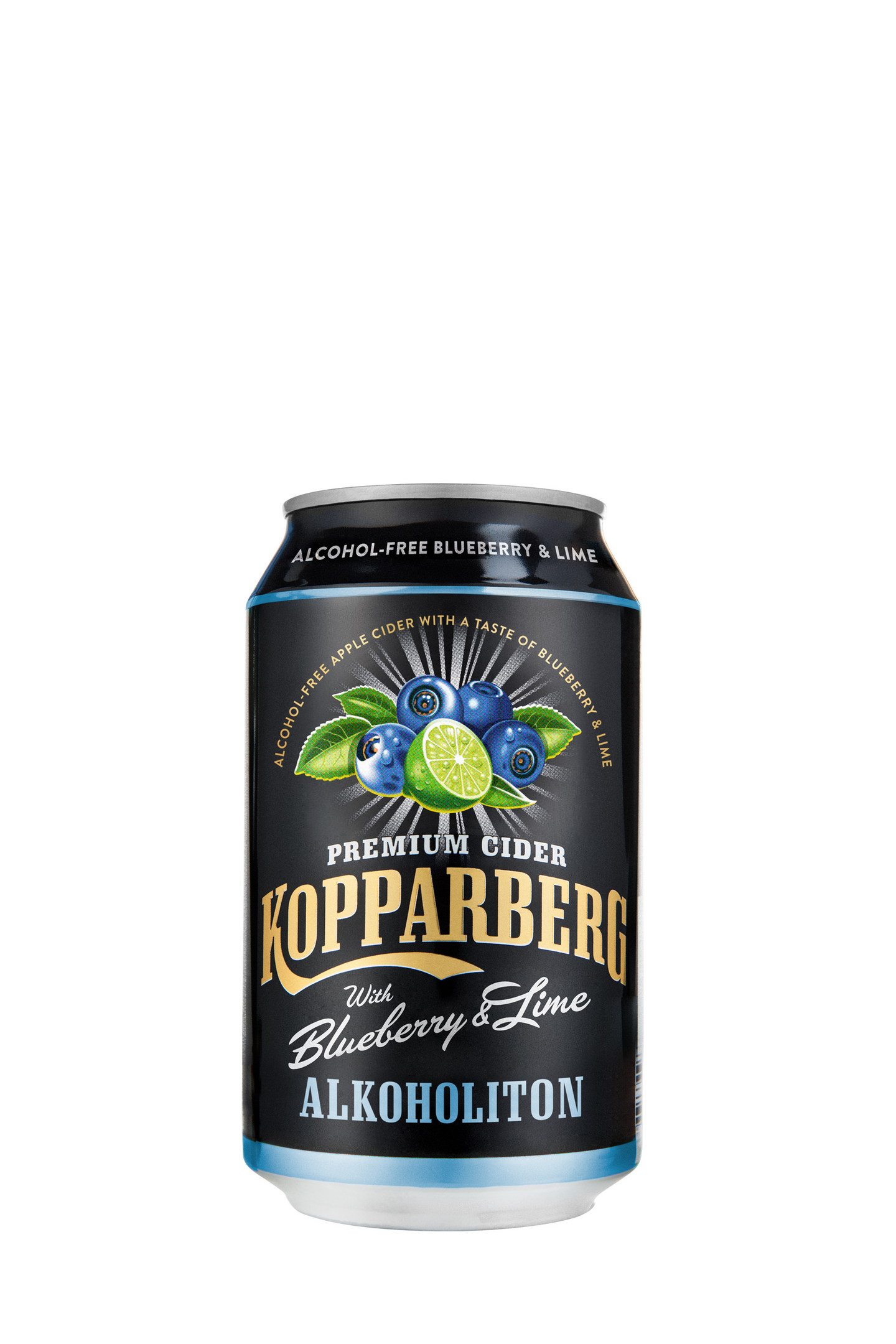 Kopparberg Blueberry-Lime siideri 0% 0,33l