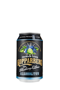 Kopparberg Blueberry-Lime siideri 0% 0,33l