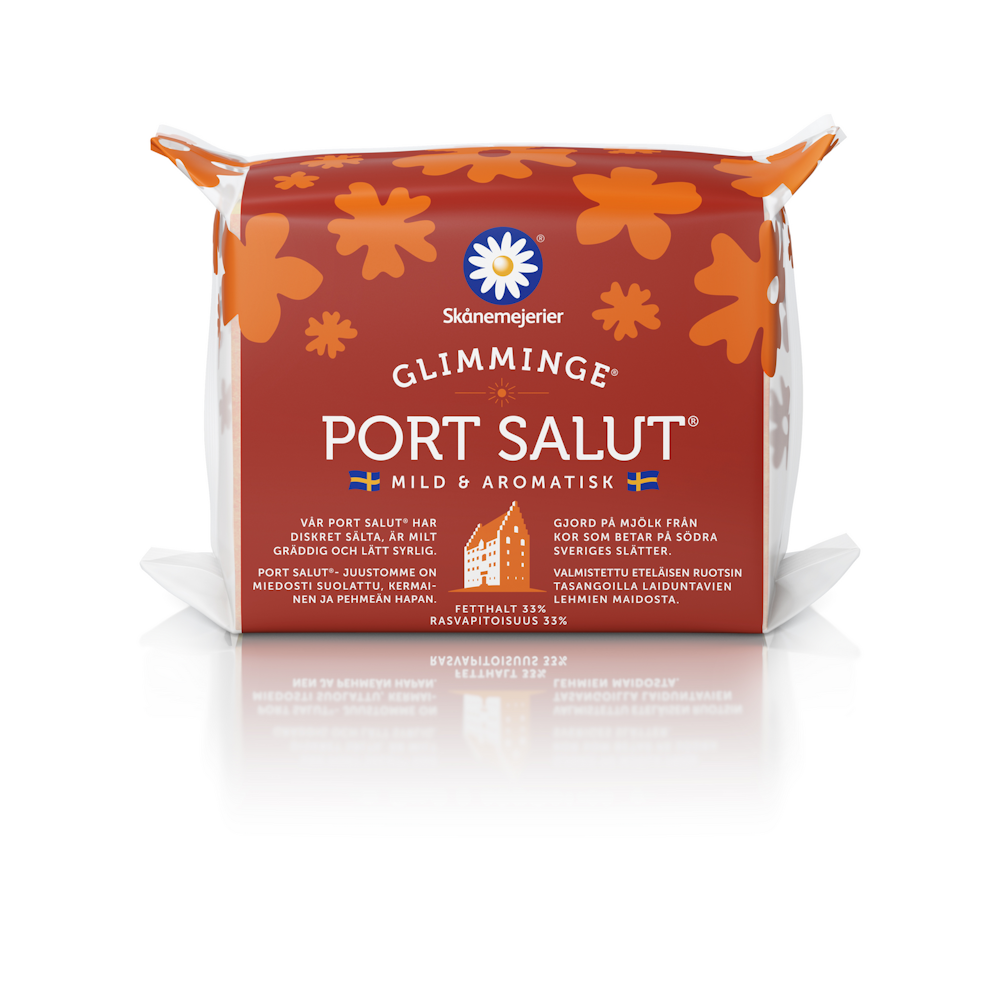 Glimminge Port Salut juusto 33% 475g - HoReCa-tukku Kespro