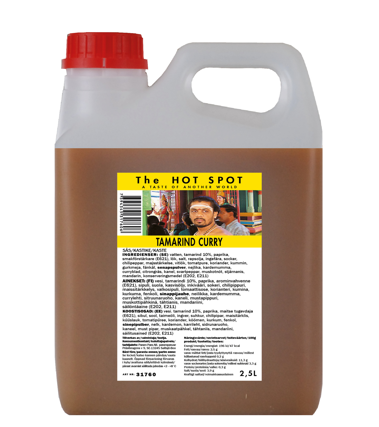 The Hot Spot tamarind curry -kastike 2,5l