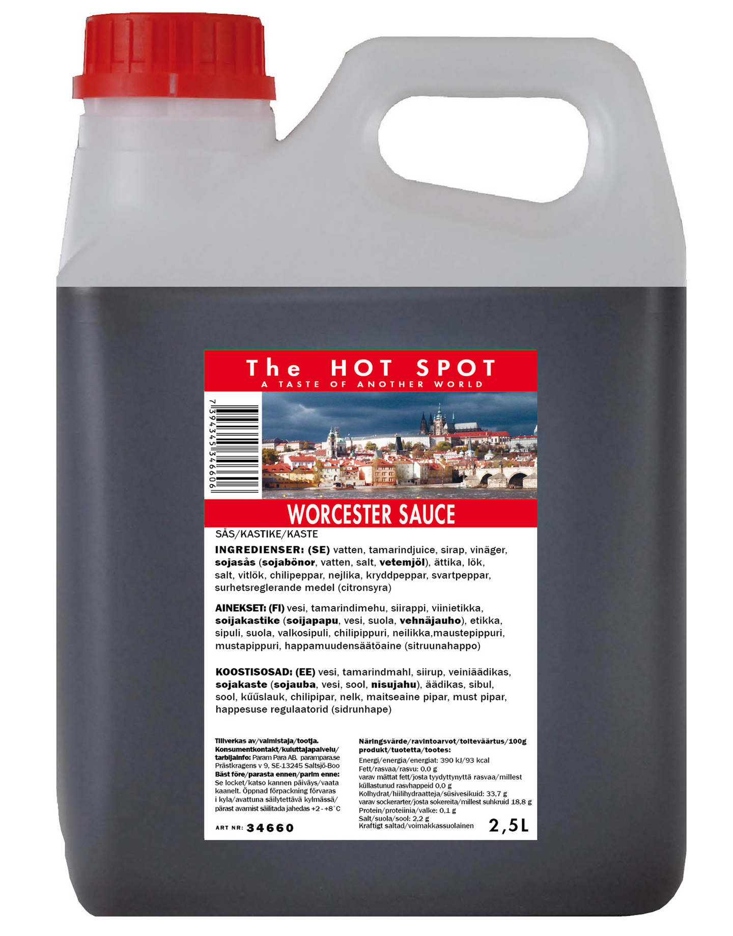 The Hot Spot worcester -kastike 2,5l