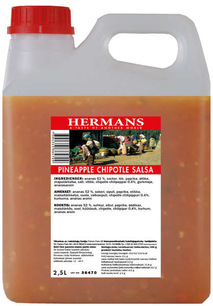 Hermans Pineapple Chipotle Salsa kastike 2,5l