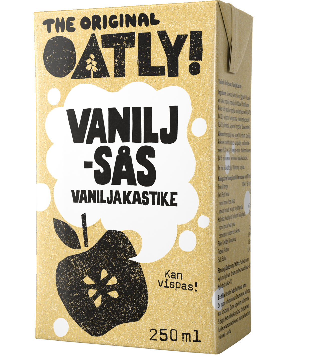 Oatly vaahtoutuva kauravaniljakastike 2,5dl