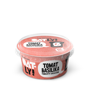 Oatly Oatspread tomaatti basilika 150g