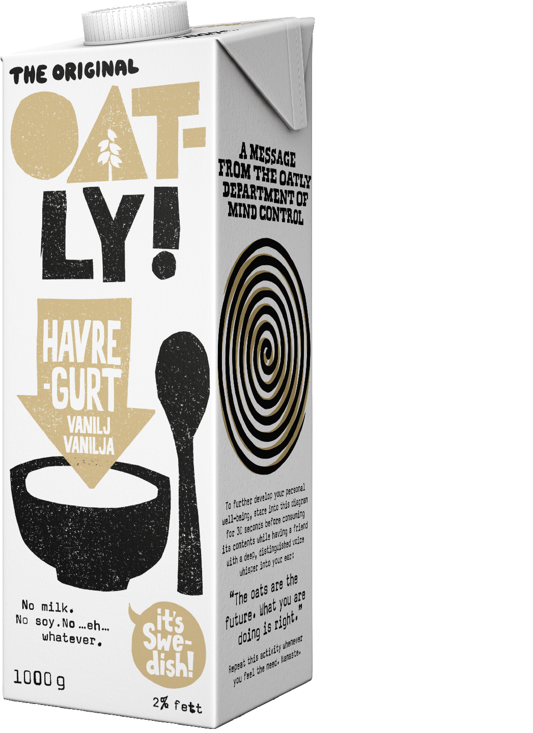 Oatly havregurt 1kg vanilja