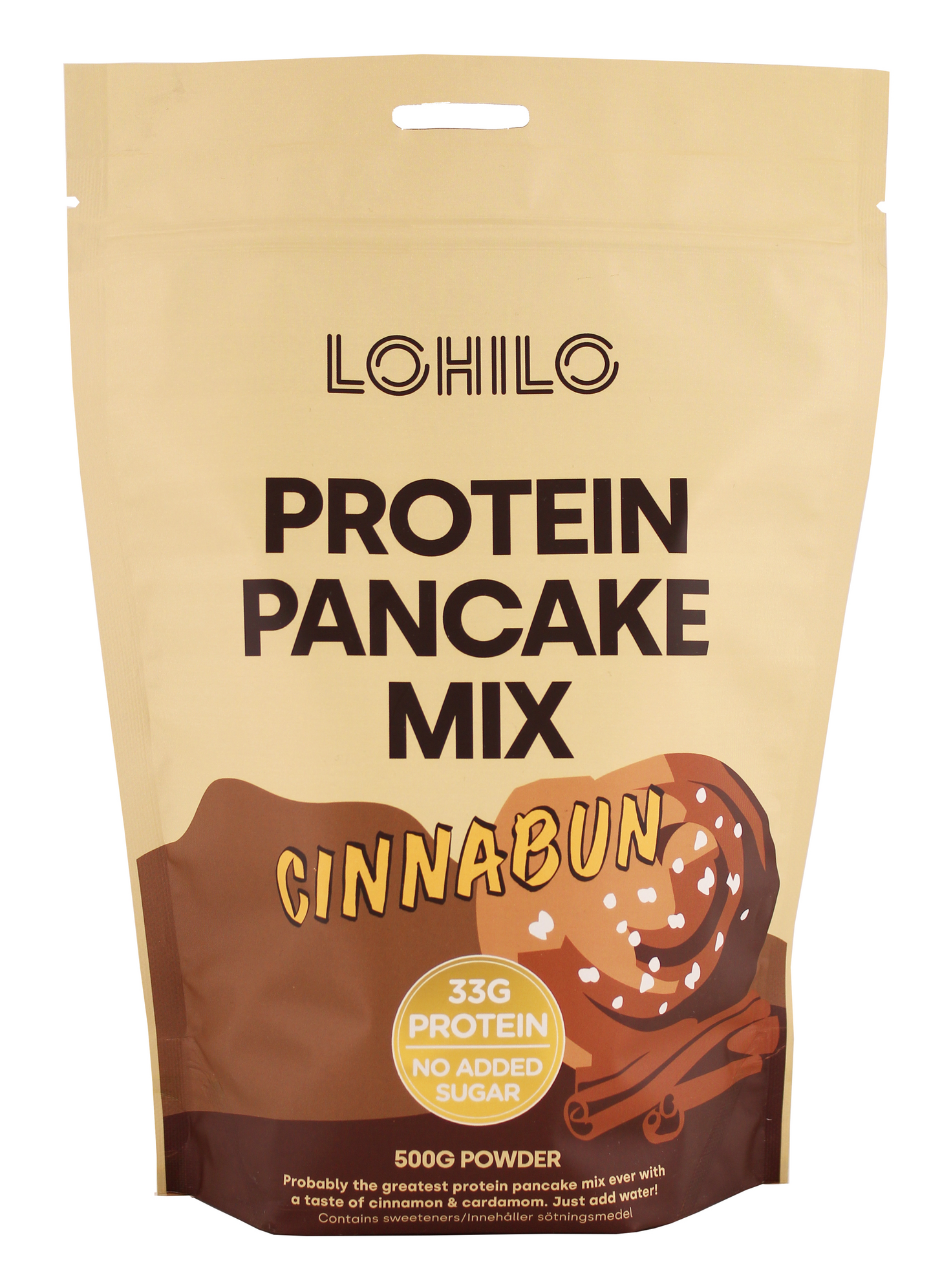 Lohilo Proteiinipannukakkujauhe Cinnabun 500g