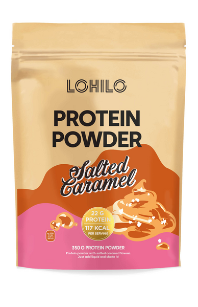 Lohilo proteiinijauhe 350g Salted caramel