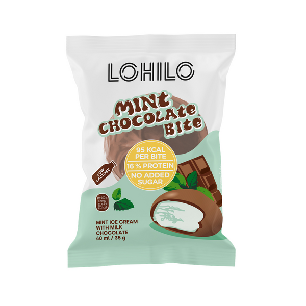 LOHILO Mint Chocolate Bite proteiinijäätelö 35g