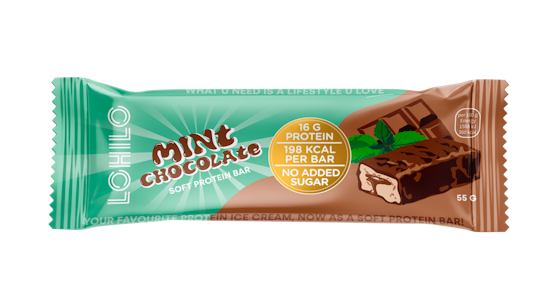 Lohilo proteiinipatukka 55g Mint Chocolate