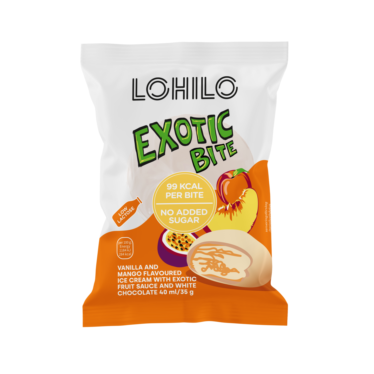 LOHILO Exotic Bite proteiinijäätelö 35g