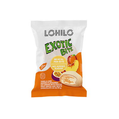 LOHILO Exotic Bite proteiinijäätelö 35g