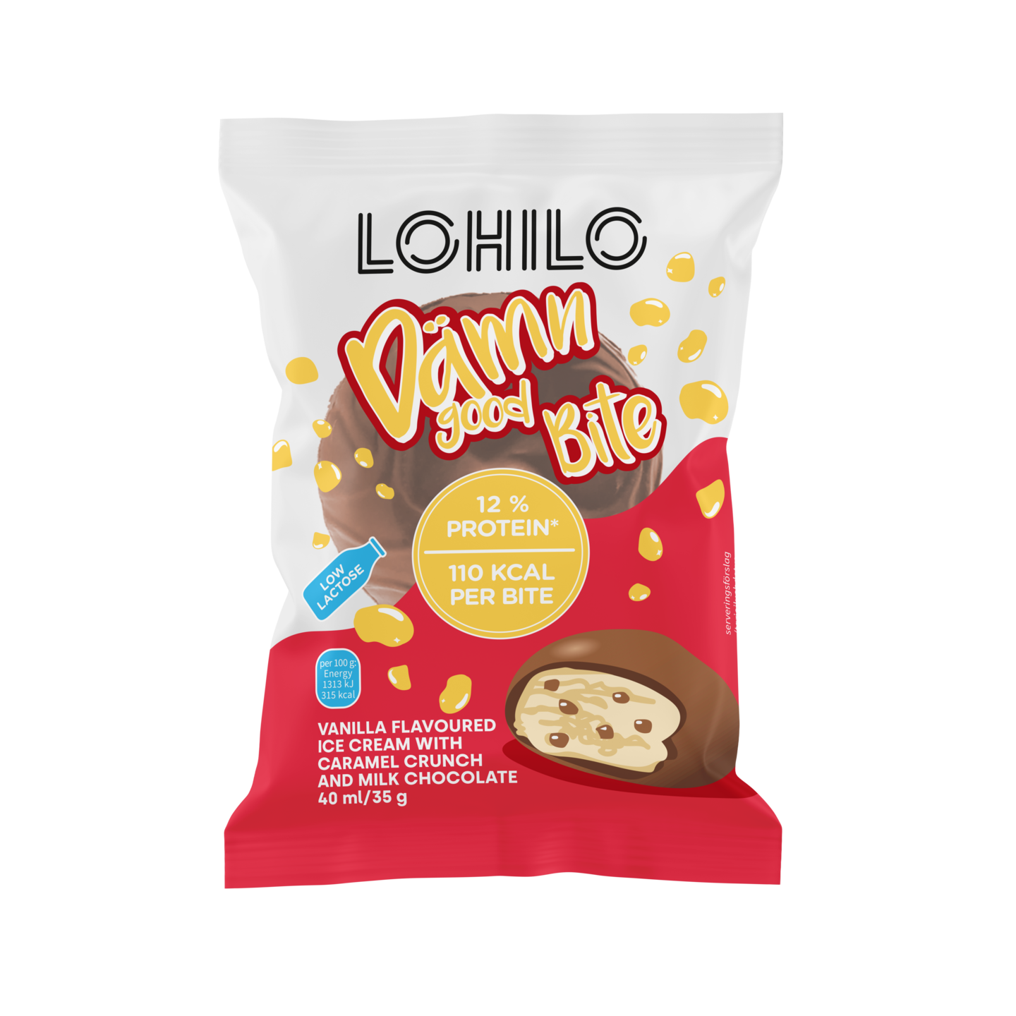 LOHILO Dämn Good Bite proteiinijäätelö 35g