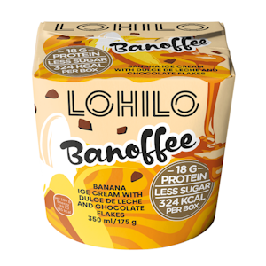 LOHILO Banoffee proteiinijäätelö 350ml