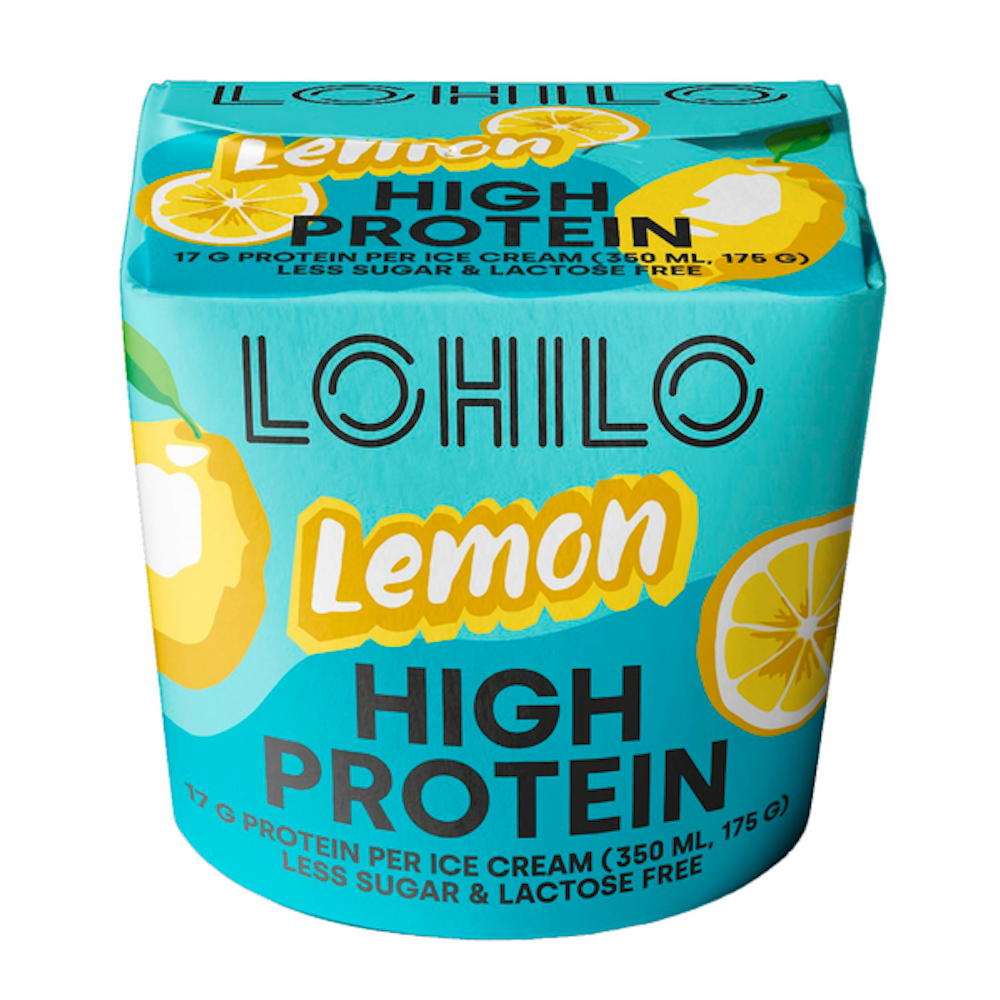 LOHILO Lemon proteiinijäätelö 350ml - HoReCa-tukku Kespro