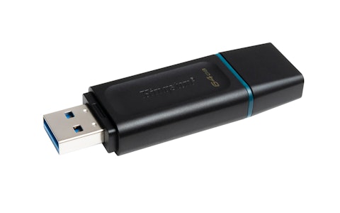 Kingston Exodia 64Gt USB 3.2 muistitikku musta