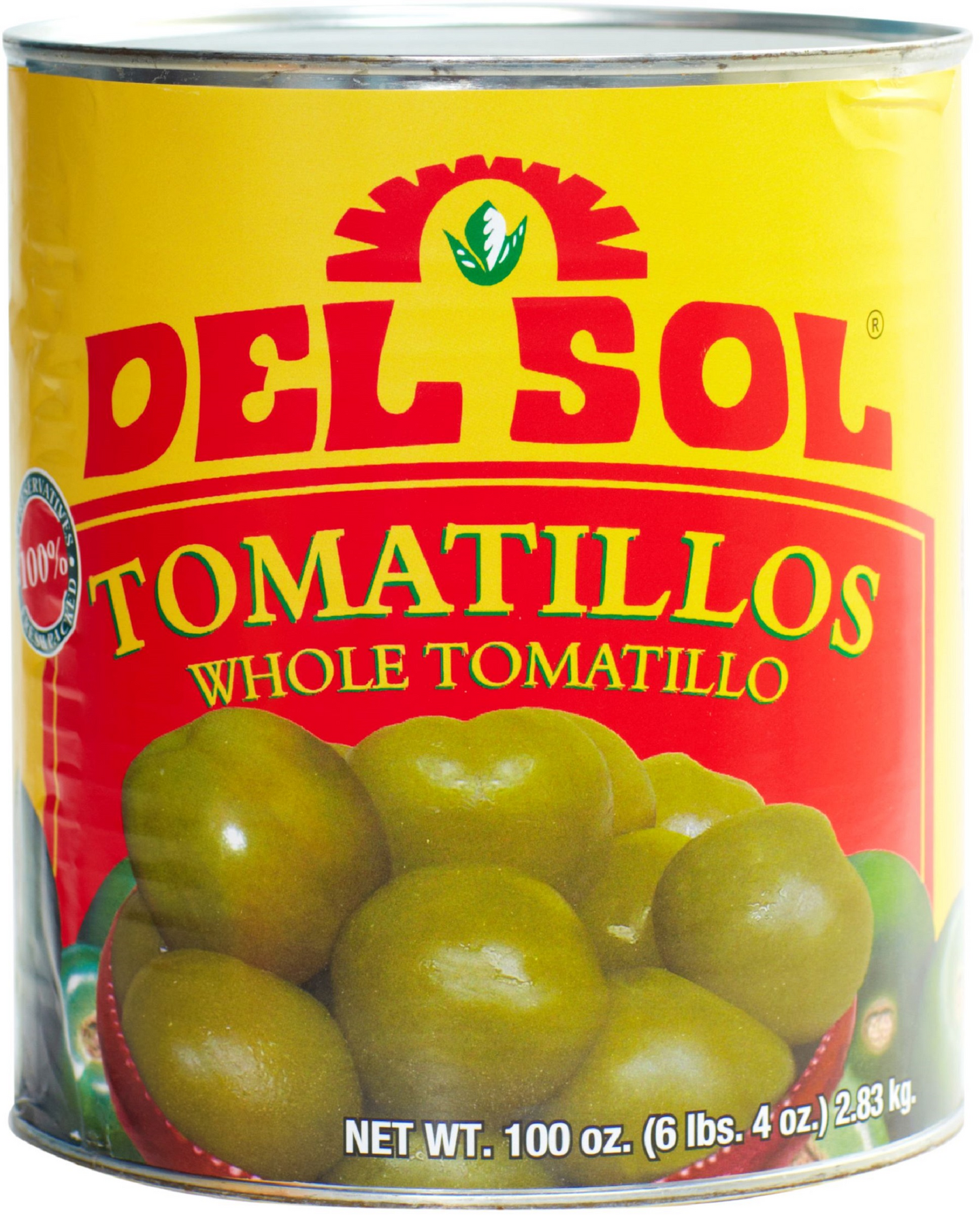 Del Sol tomatillo 2,8kg kokonainen