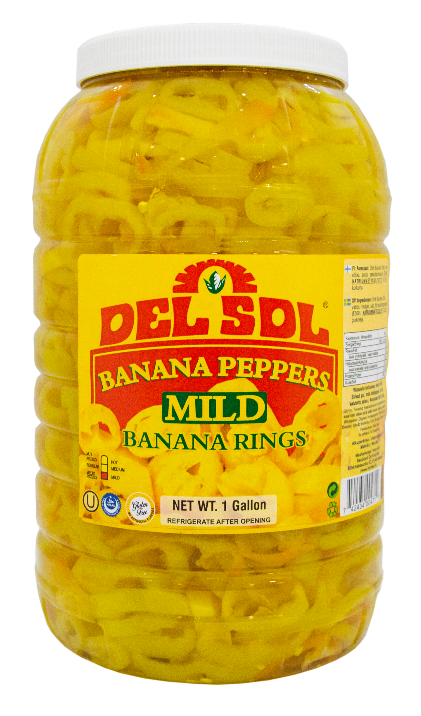 Del Sol Banana Chili viipaloitu 3,8kg/1,8kg