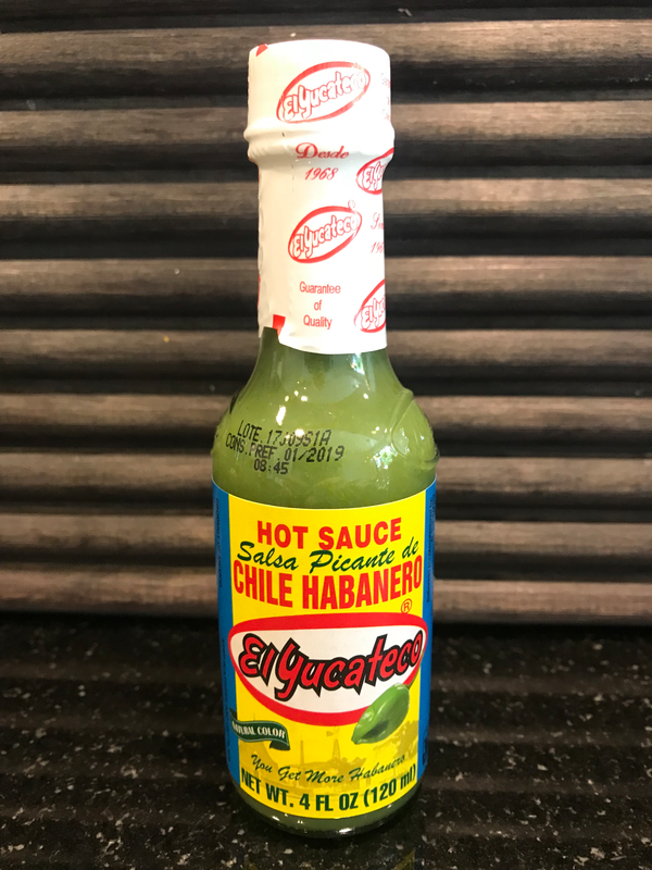 El Yucateco Salsa Chile Habanero Verde 120ml Green Habanero Hot Sauce