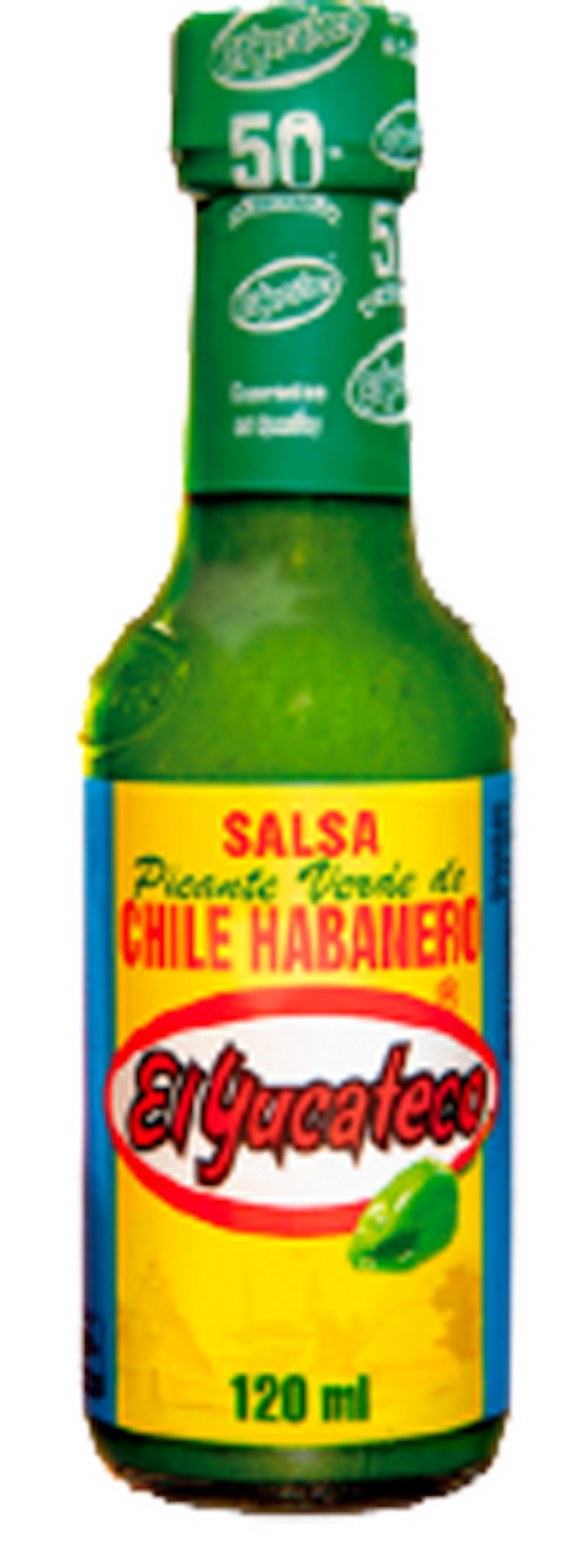 El Yucateco Salsa Chile Habanero Verde 120ml Green Habanero Hot Sauce