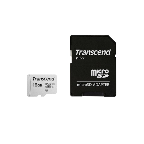Transcend 300S 16Gt UHS-1 microSDHC-muistikortti