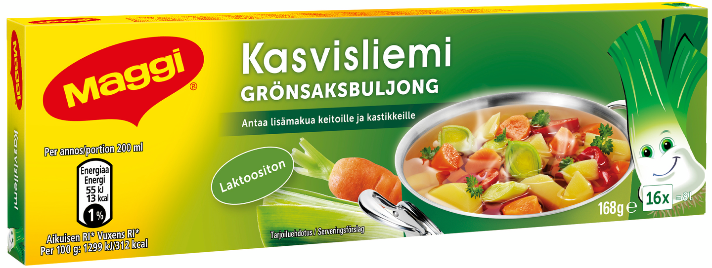 Maggi 168g Kasvisliemi 16 palaa