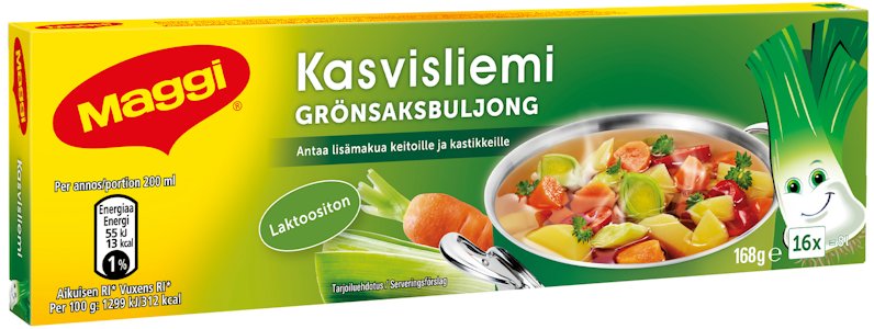 Maggi 168g Kasvisliemi 16 palaa