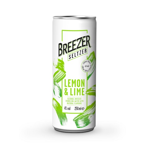 Breezer Seltzer Lemon-Lime 4% 0,25l